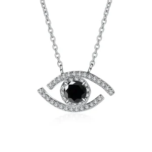 Evil Eye Pendant Zirconia Black Eye