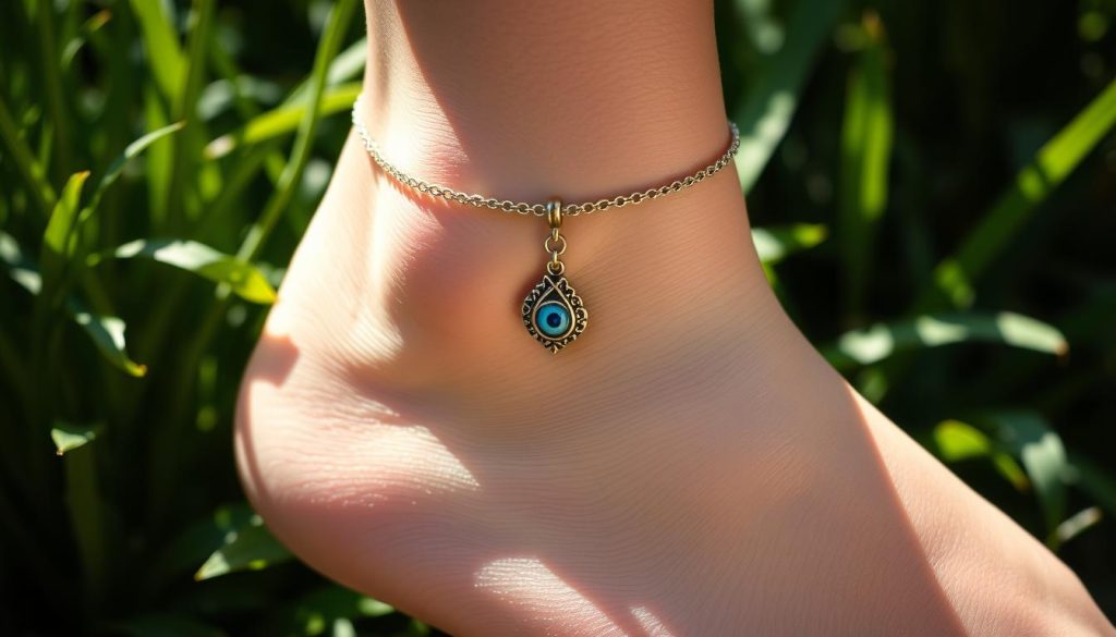 evil eye anklet
