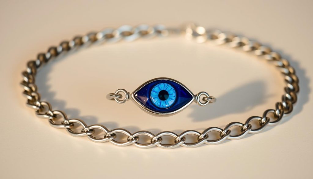 evil eye chain bracelet
