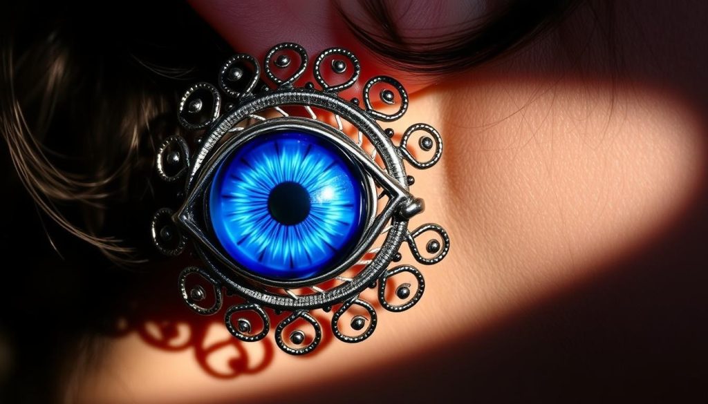 evil eye ear cuff