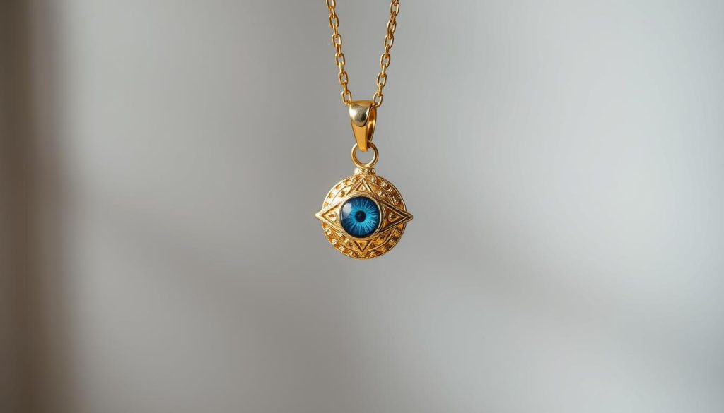 evil eye name necklace