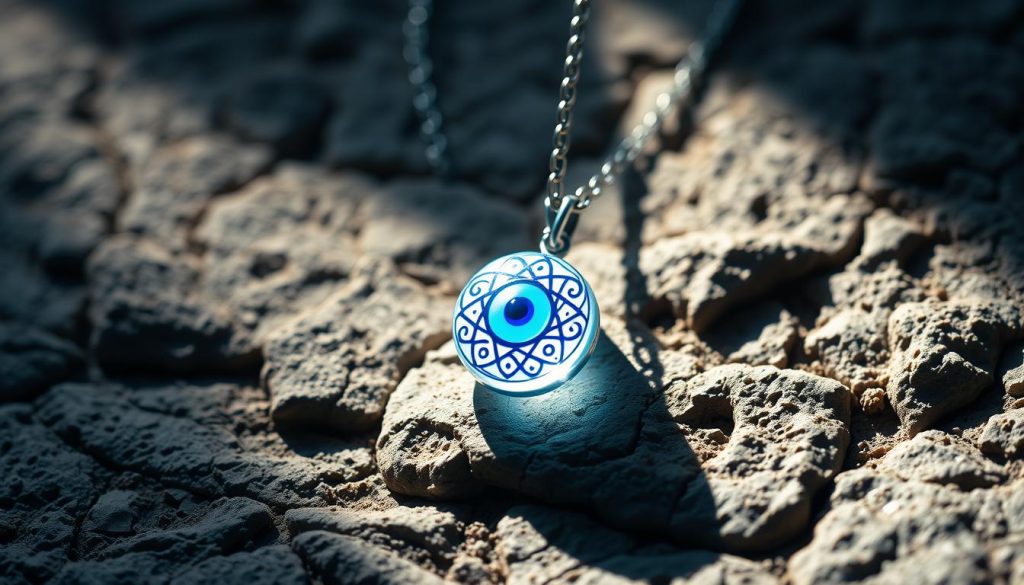 greek evil eye necklace