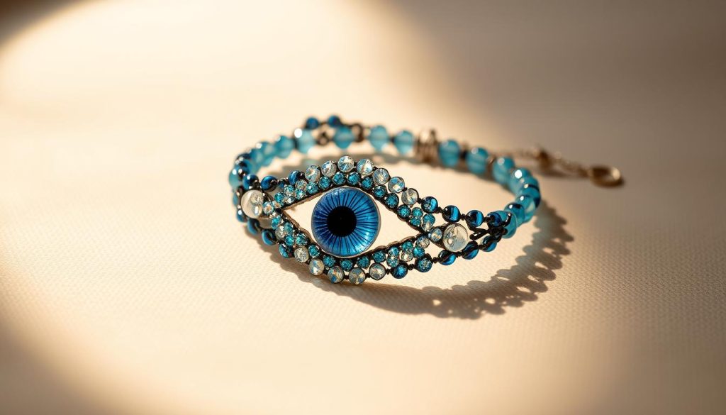 how to clean evil eye bracelet