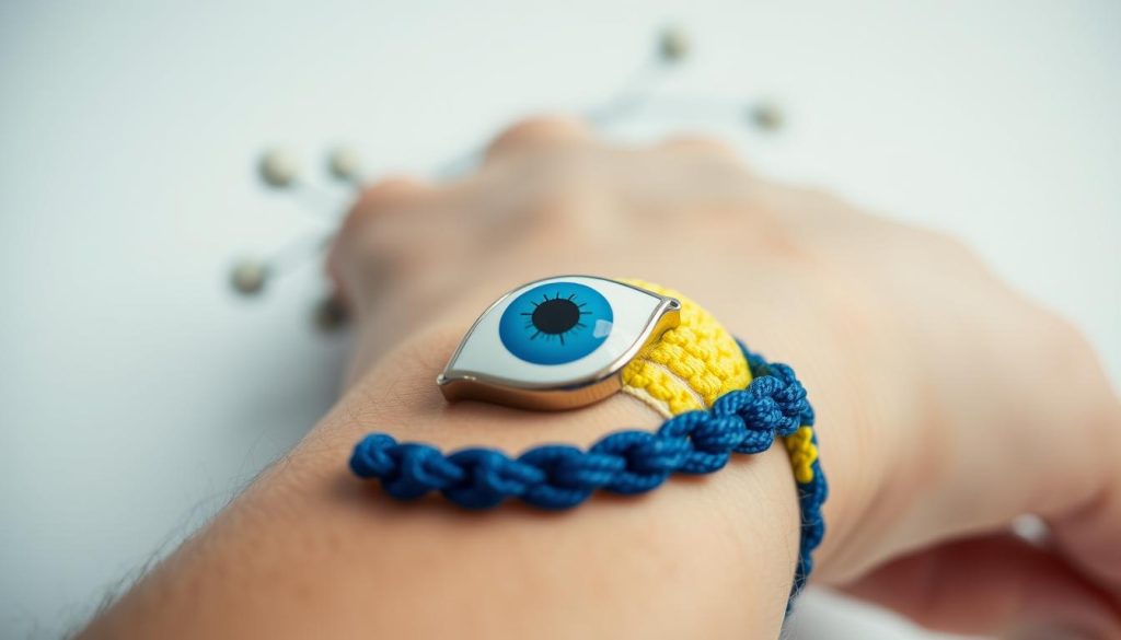 tennis evil eye bracelet