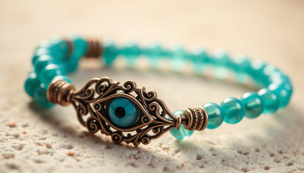 turquoise evil eye bracelet