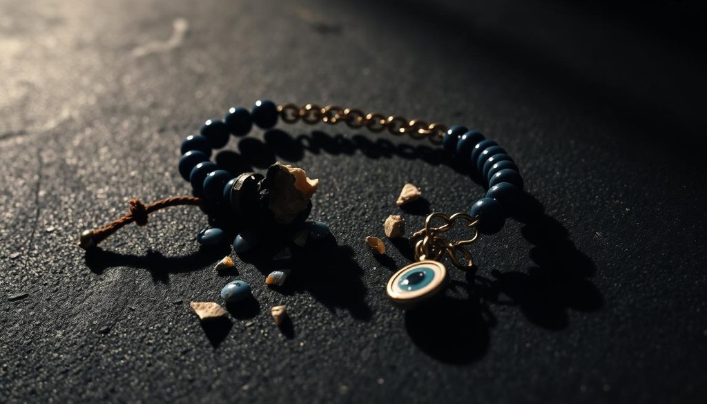 what does it mean when your evil eye bracelet breaks