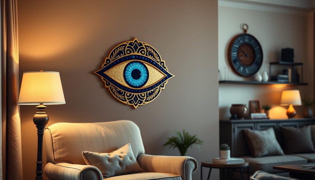 where to hang evil eye at home